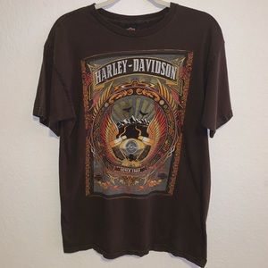 Harley Davidson Houston TX graphic T-shirt